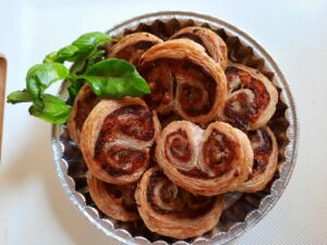 Palmier med 4 slags os og soltørret tomat